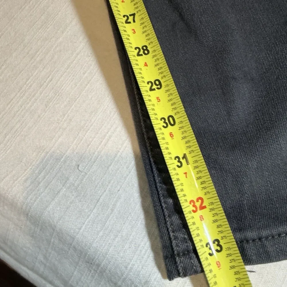 Levi's 541 Athletic Taper Jeans Mens 40x34 Gray Denim  SPOTS Red Tab